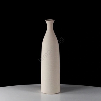 Estilo Home Керамична ваза, 33 см, бяла (eh0014)