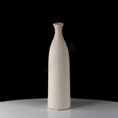 Estilo Home Керамична ваза, 33 см, бяла (eh0014)