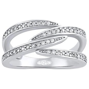 SILVEGO Strieborný prsteň Banea s Brilliance Zirconia JJJ1215R