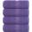 vidaXL Кърпи за гости FROGN 4 бр. лилави 30x50 см 360 г/м2 (136876)