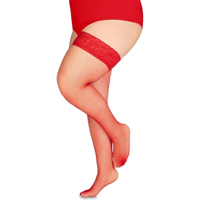 Annes Calze Punčochy samodržící Rete Moda Rosso – Zboží Mobilmania