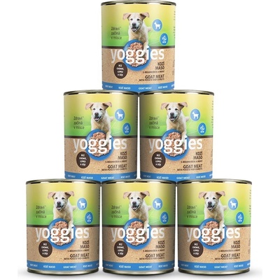 Yoggies kozí s bramborem a mrkví 6 x 800 g