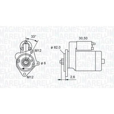 Startér MAGNETI MARELLI 063721392010