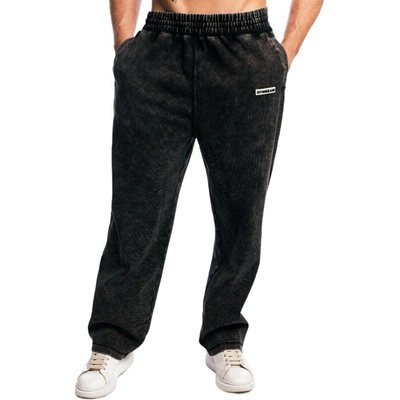 GymBeam tepláky Aura Washed Black