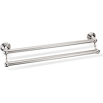 DECOR WALTHER Закачалка на релса за кърпи Decor Walther Classic двойна 60 см никел (0510530)