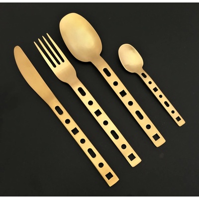 Herdmar (Португалия) Комплект прибори за хранене HERDMAR MOE старо злато - 24 части (Herdmar 190-3024-0517-200-0006)