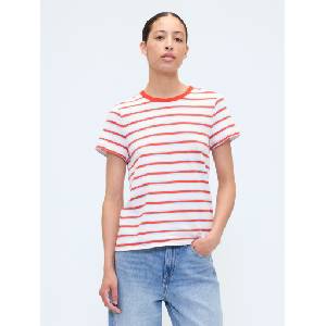 GAP Памучна тениска GAP GAP | Cherven | ЖЕНИ | XXS
