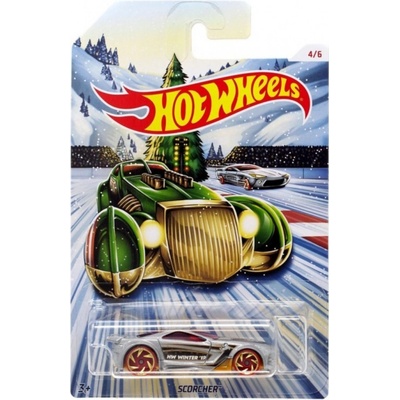 Mattel Hot Weels Kovová autíčka Holiday Hot Rods Scorcher GBC65