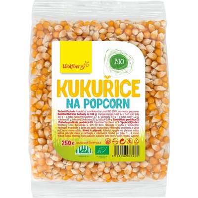Wolfberry Kukurice na popcorn Bio 250g