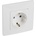 Legrand Контакт ШУКО 16A цвят бял във блистер с рамка Niloe - 396473 (396473)