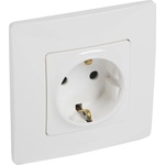 Legrand Контакт ШУКО 16A цвят бял във блистер с рамка Niloe - 396473 (396473)