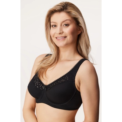 Lauma lingerie podprsenka Cotton Classic nevyztužená černá