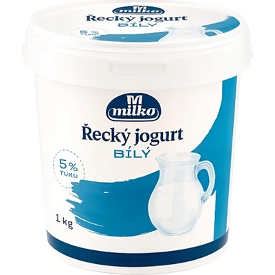 Milko Řecký jogurt 5% bílý 1 kg – Zbozi.Blesk.cz