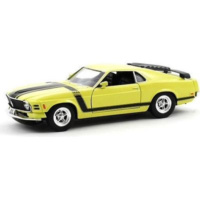 Welly Ford Mustang Boss 302 1970 žltá 1:24