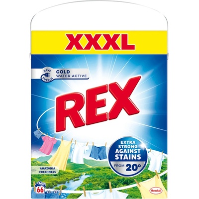 Rex prací prášek Amazonia Freshness Box 66 PD