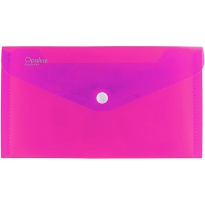 Obálka plastová s drukem Opaline DL, červená