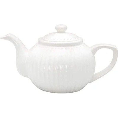 GreenGate Porcelánová konev Alice White bílá 1000ml