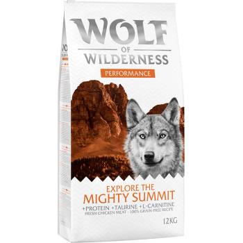 Wolf of Wilderness 2x12кг Adult Explore The Mighty Summit - Performance Wolf of Wilderness храна за кучета, с пиле