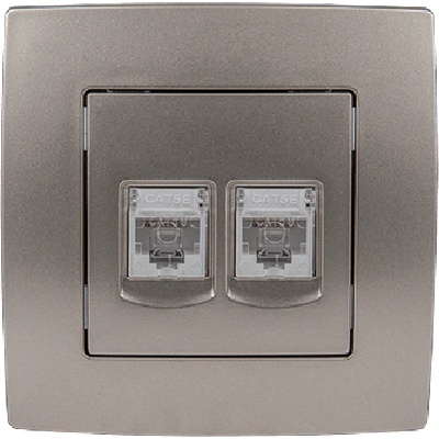 ELMARK City rj11+ rj45 КОНТАКТ БЯЛ (190731)