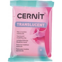 CERNIT Modelovací hmota TRANSLUCENT tmavě červená 56 g