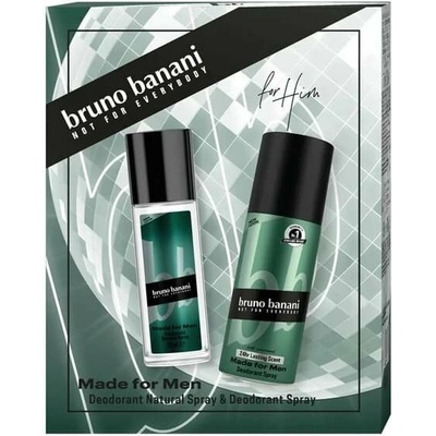 Bruno Banani Made for Men deo natural sprej 75 ml + deodorant sprej 150 ml
