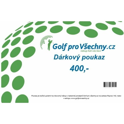 Dárkový poukaz 400 Kč