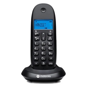 Motorola C1001CB+ черен телефон 107C1001CB+ (107C1001CB+) Телефонни апарати