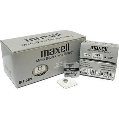 Maxell Батерия Maxell SR626SW 377, 1.55V, 1бр (BTS19977)