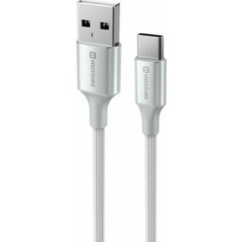 Swissten 71521310 USB / USB-C, 1,5m, bílý