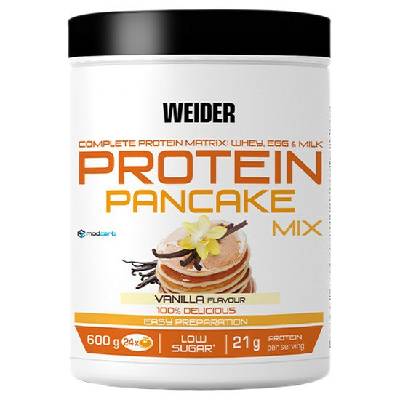 Weider WDE - PROTEIN PANCAKE MIX (instantná zmes na prípravu proteínových palaciniek), 600 G Príchuť: vanilka