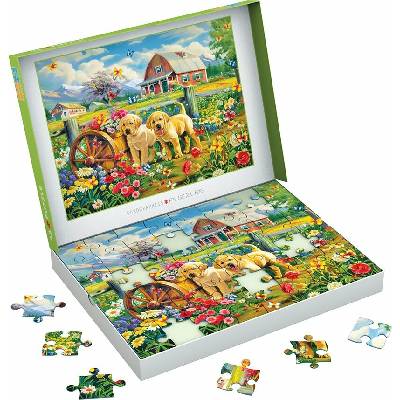 EUROGRAPHICS Connecting Pieces Šteňatá na jar 48 dielov