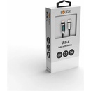 Solight SSC1801 USB-C/USB-C, 1m, černý