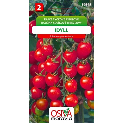 Osiva Moravia Rajče tyčkové rybízové červené IDYLL