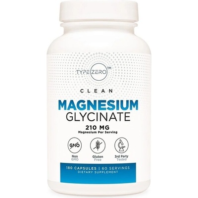 Nutricost Type Zero Магнезий (глицинат) 180 капсули | Nutricost (321002 (010101) NC)