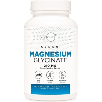 Nutricost Type Zero Магнезий (глицинат) 180 капсули | Nutricost (321002 (010101) NC)