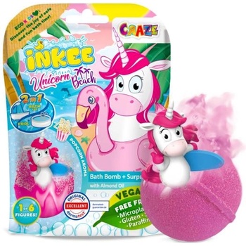 Amenity AB INKEE - Шумяща бомба за вана - Beach Unicorn