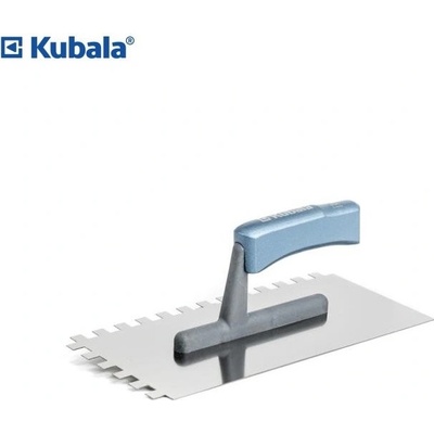 KUBALA 0416 Hladítko nerez zub 6mm 270 x 130 mm, dřevěná rukojeť M