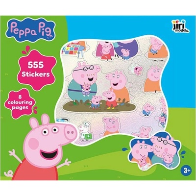 555 samolepiek prasiatko Peppa