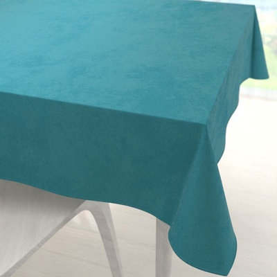 Biante Sametový čtvercový ubrus Velvet Premium SVP-035 Tyrkysově modrý 70x70 cm