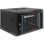  Комуникационен шкаф за стена Qoltec 19 6U (600x370), Черен | 54465 (54465)