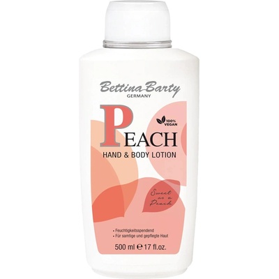 Bettina Barty Peach Лосион за ръце и тяло, 500 ml