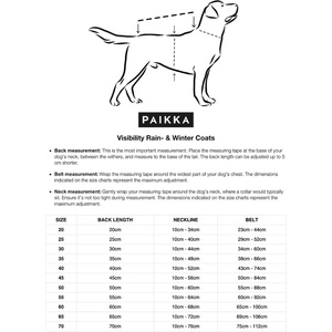 PAIKKA Кучешки дъждобран Visibility Raincoat 56 x 45 x 0, 9 cm (1044022)