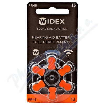 WIDEX 13/PR48 baterie do naslouchadel blistr 6ks