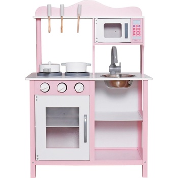 Ginger Home Детска Дървена Кухня ginger home Розова w10c404i (w10c404i)