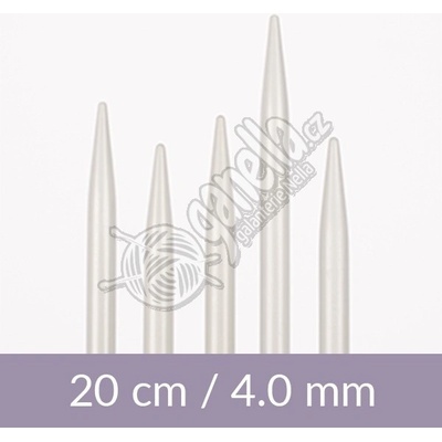 Ponožkové jehlice Drops 5x 04 mm, hliník – Hledejceny.cz