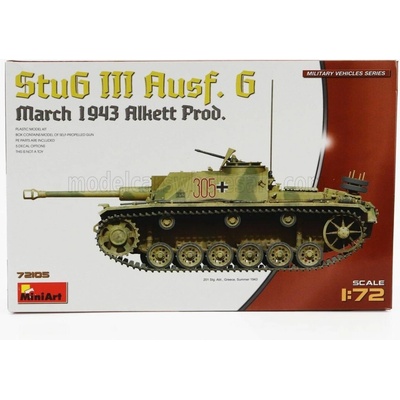 Miniart Tank Stug Iii Ausf.g Military 1943 / 1:72
