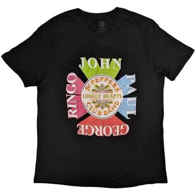The Beatles Sgt Pepper Drum & Names Black XL Риза (BEATTEE570MB04)