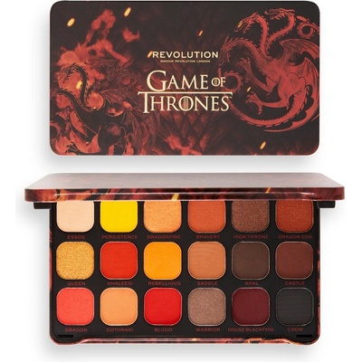 Revolution Beauty Revolution X Game of Thrones Mother of Dragons Forever Flawless Shadow Palette Сенки палитра 19, 8gr