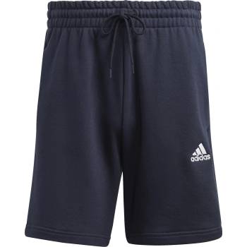 adidas Мъжки поларени къси панталони Adidas Essentials 3 Stripe Fleece Shorts Mens - Navy/White