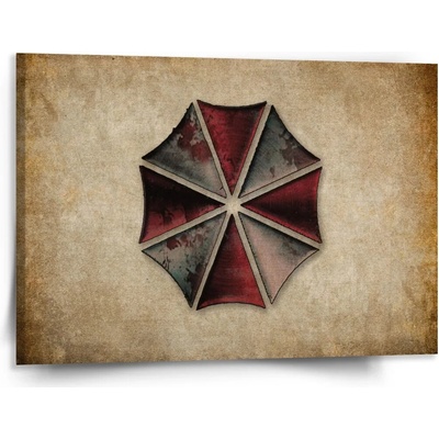 Sablio Obraz Resident Evil Umbrella Corporation Vintage - 150x110 cm